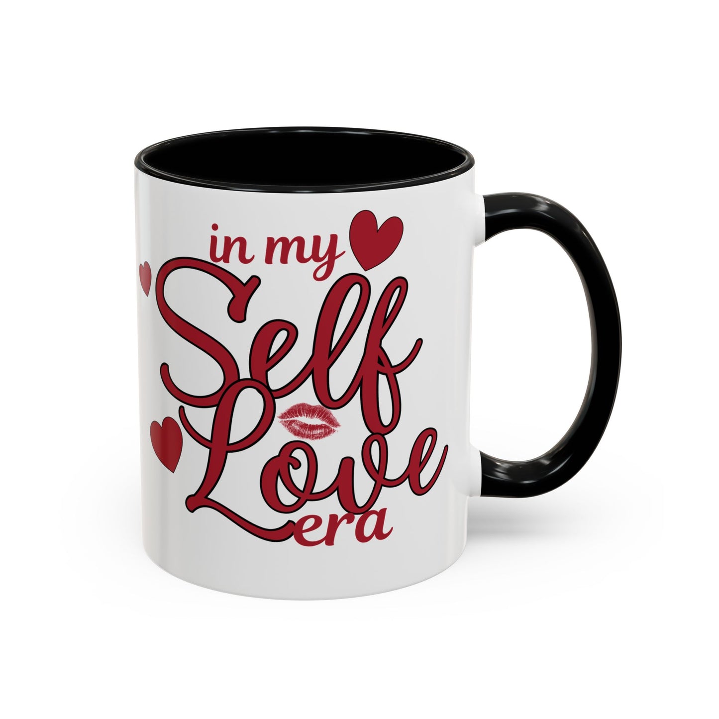 Self Love Mug — "In My Self Love Era" Accent Coffee Mug