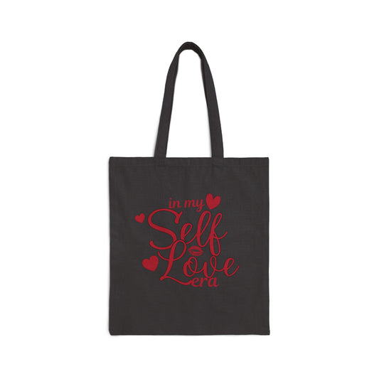 Tote Bag — "In My Self Love Era" Canvas Tote | Self-Love Gift, Eco-Friendly Everyday Bag