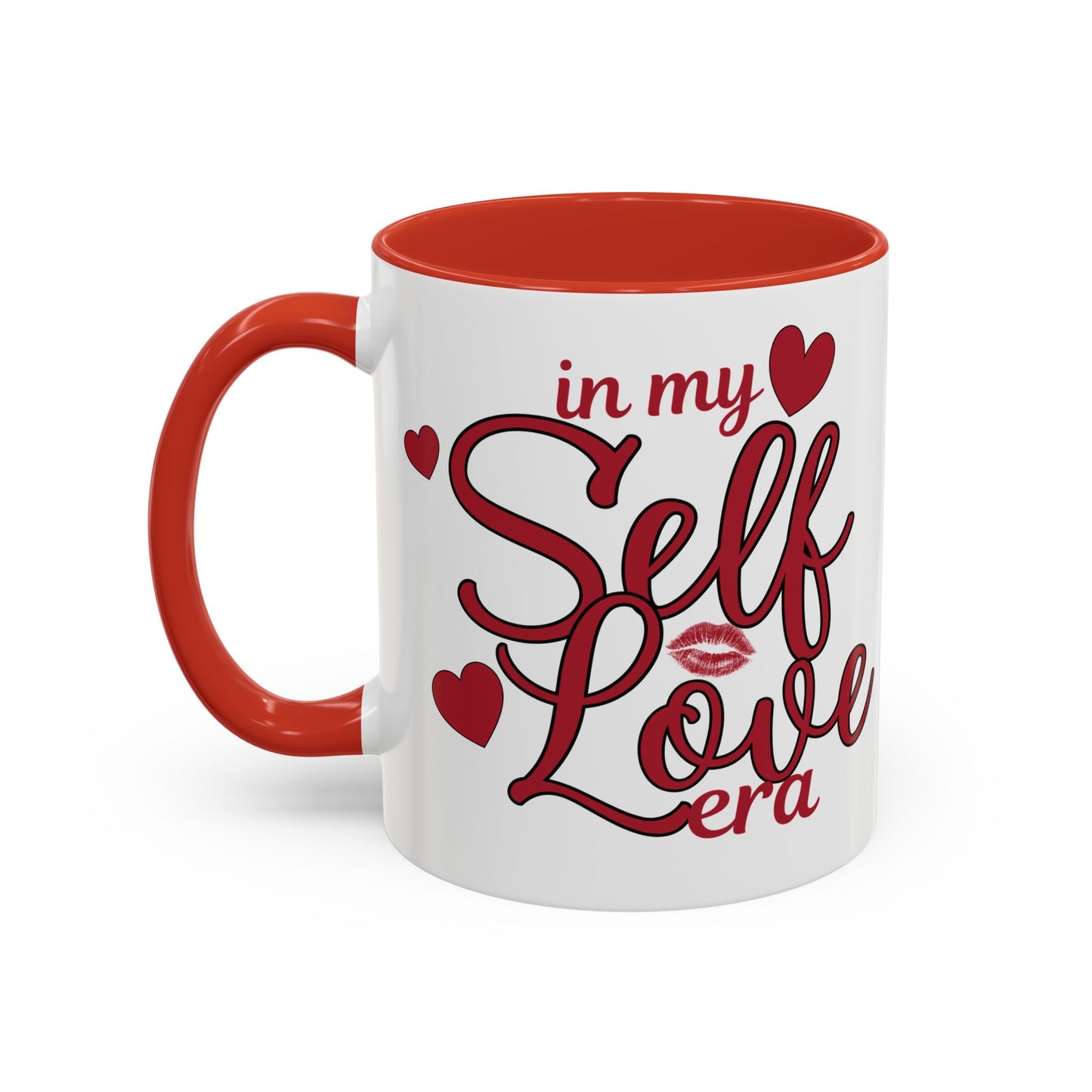 Self Love Mug — "In My Self Love Era" Accent Coffee Mug