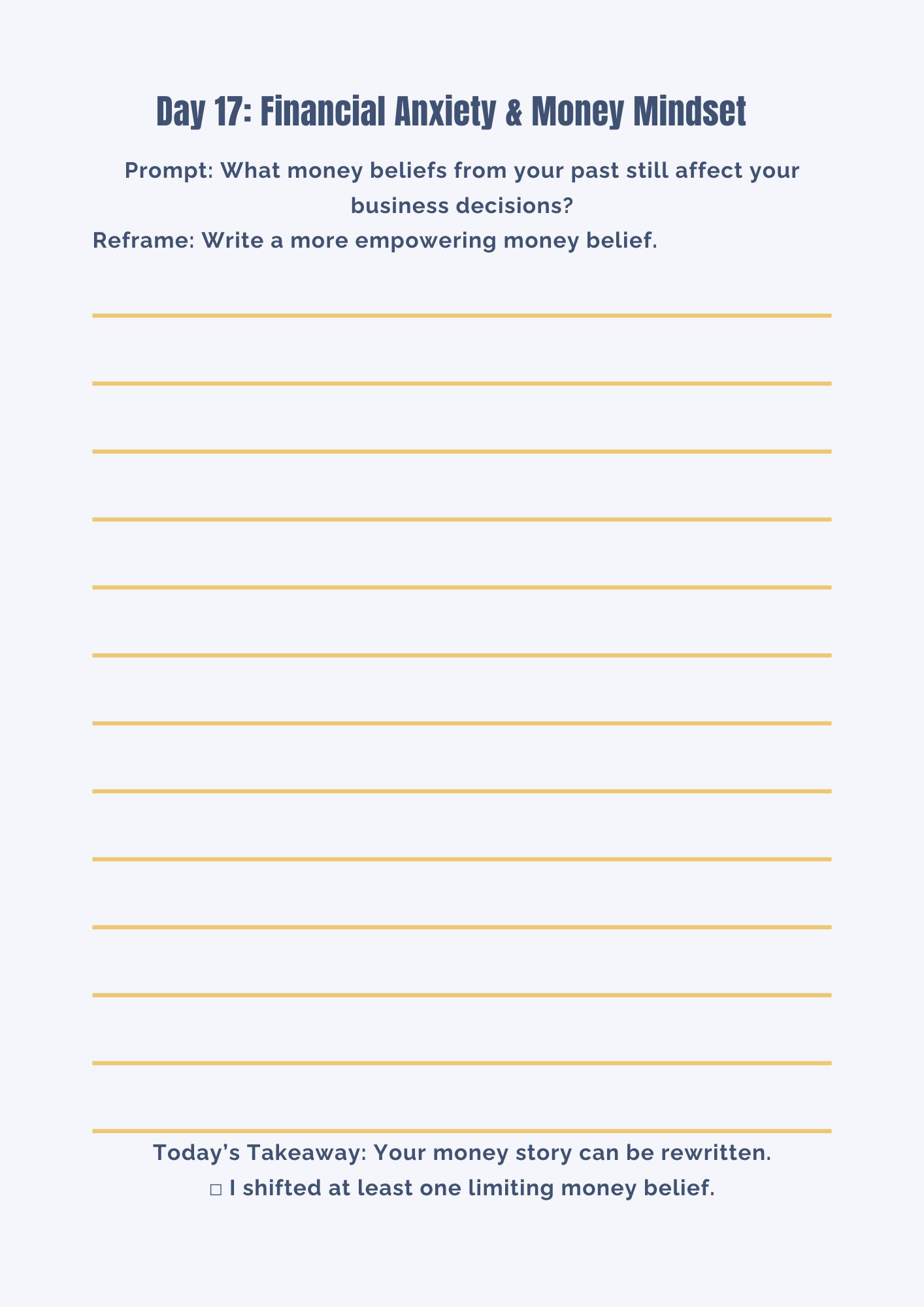 Teammate Fearless Focus Journal