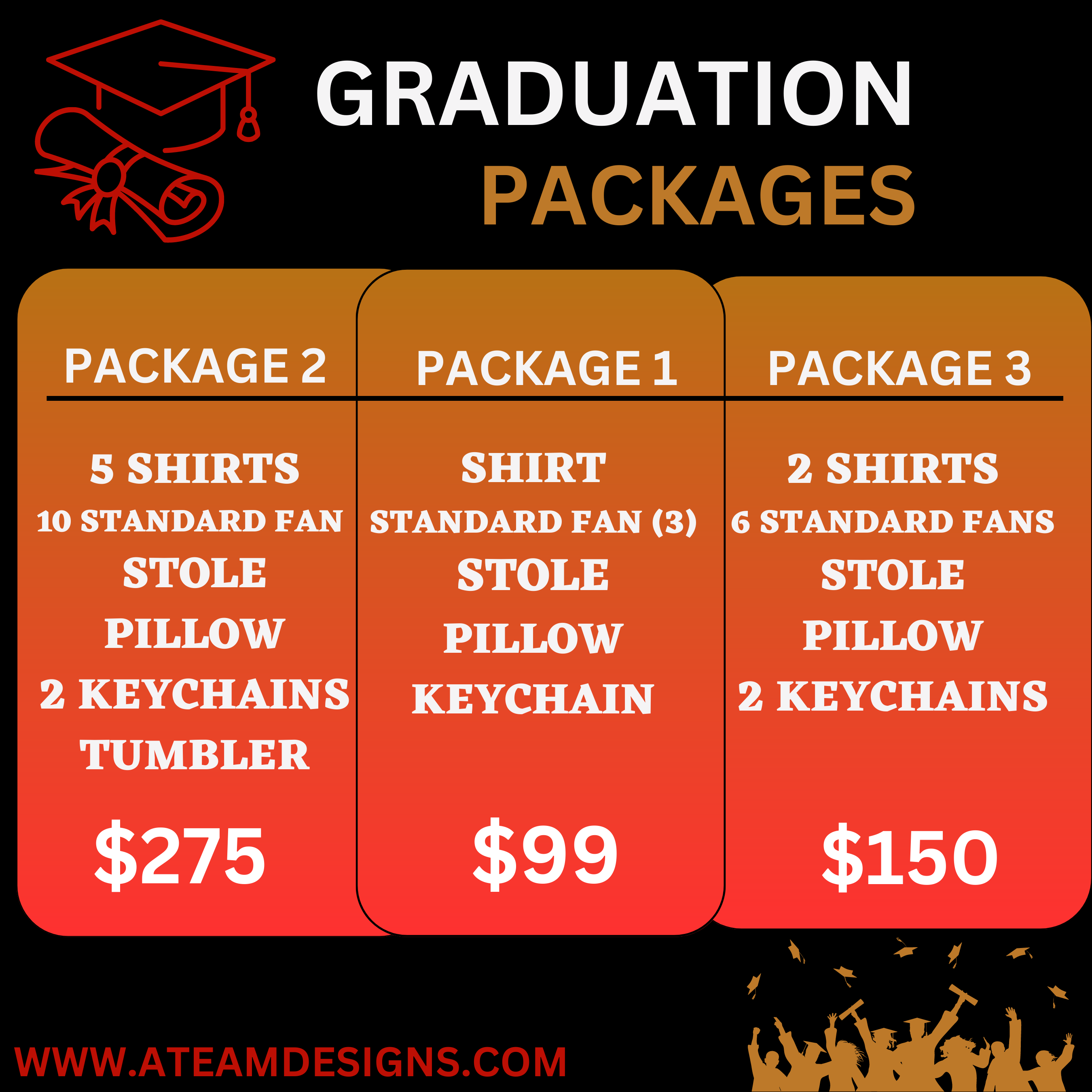 Graduation Package Design Graduation Package 1 – TheATeamDesigns