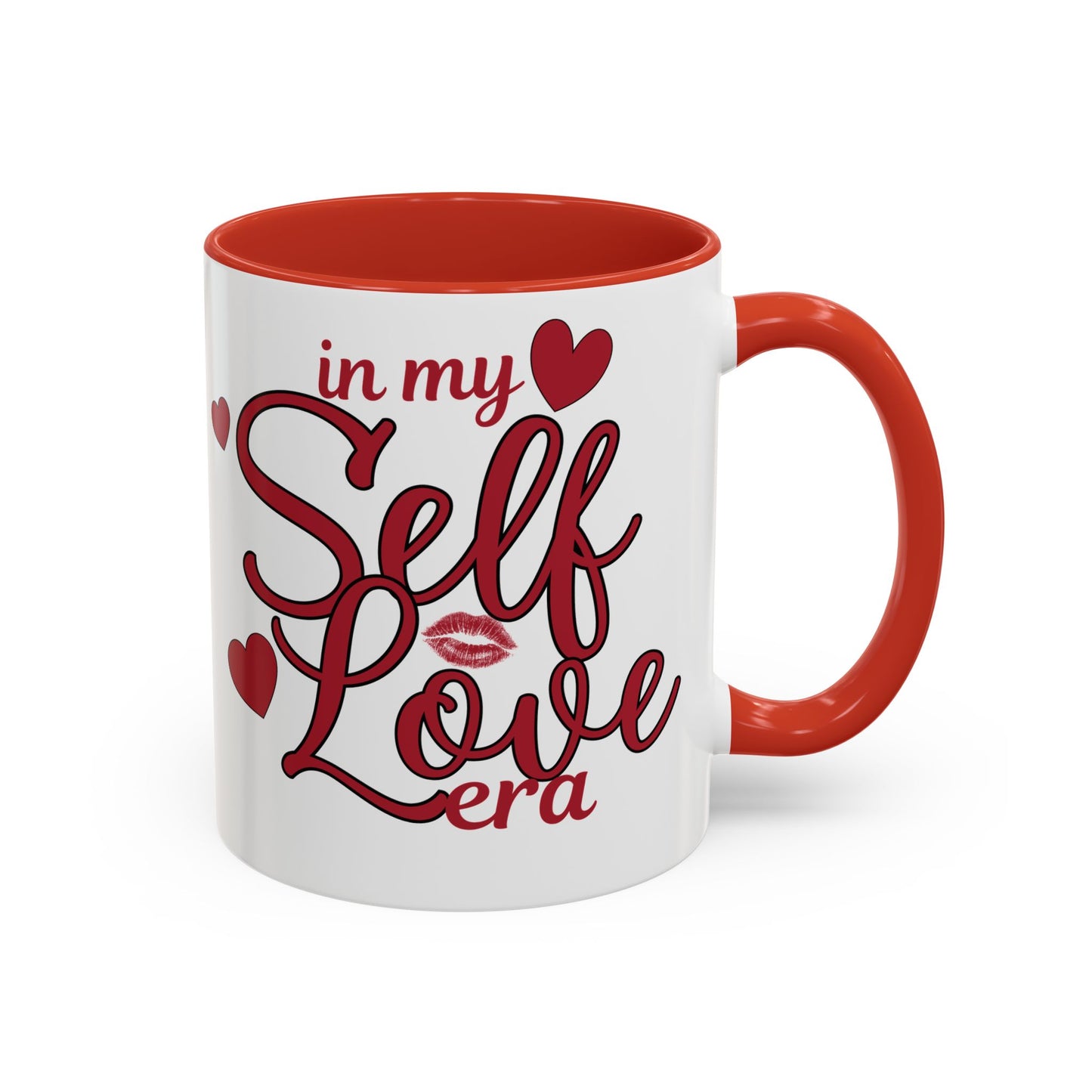 Self Love Mug — "In My Self Love Era" Accent Coffee Mug