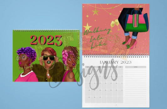 D9 Sorority Inspired Calendar