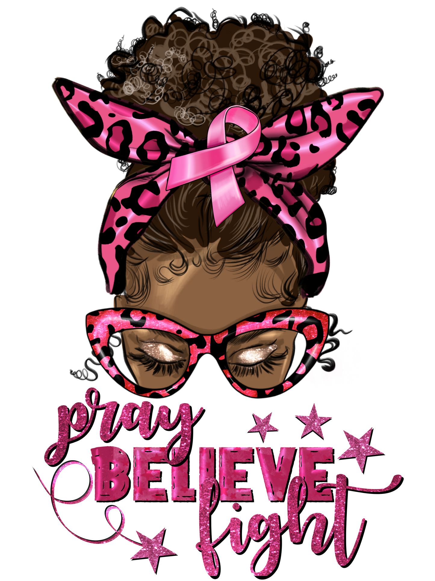 Pray Believe Fight Tshirt
